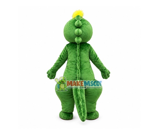 Cartoon Green Dinosaur Mascot Costume Cartoon Green Dinosaur Mascot Costume