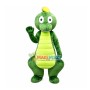 Cartoon Green Dinosaur Mascot Costume