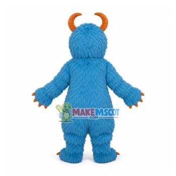 Blue Furry Monster Sullivan Mascot Costume Blue Furry Monster Sullivan Mascot Costume
