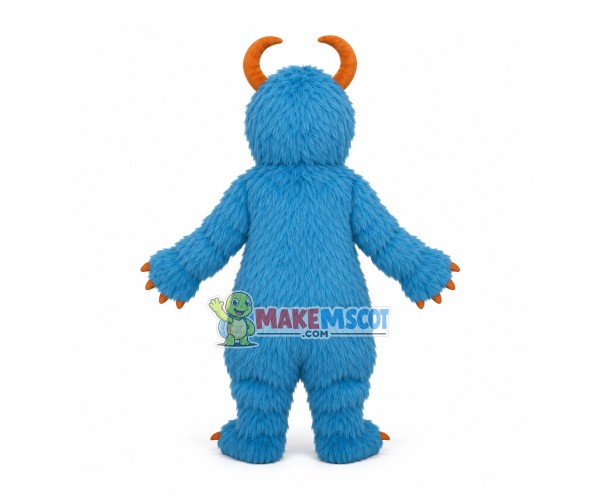 Blue Furry Monster Sullivan Mascot Costume Blue Furry Monster Sullivan Mascot Costume