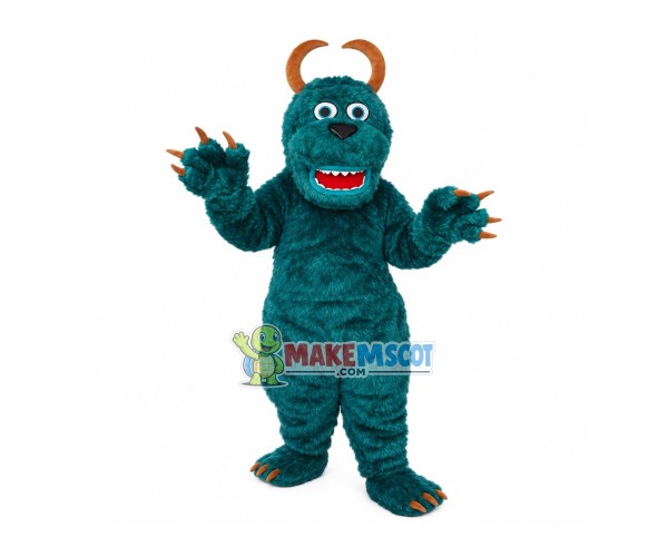 Dark Green Monster Sullivan Mascot Costume
