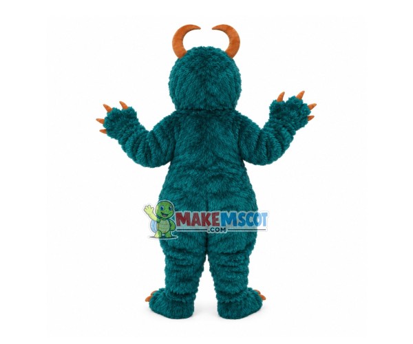 Dark Green Monster Sullivan Mascot Costume Dark Green Monster Sullivan Mascot Costume