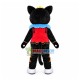 Cute Black Flower Cat Mascot Costume