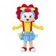 Curly Beautiful Girl Mascot Costume