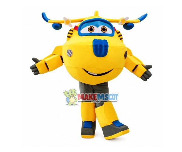 Donnie Mascot Super Wings Costume Donnie Mascot Super Wings Costume