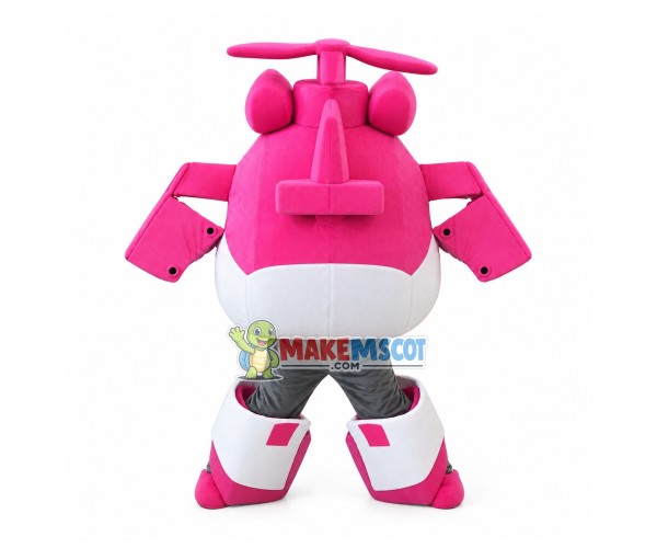 Super Wings Pink Dizzy Mascot Costume Super Wings Pink Dizzy Mascot Costume
