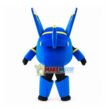 Blue Jerome Mascot Super Wings Costume
