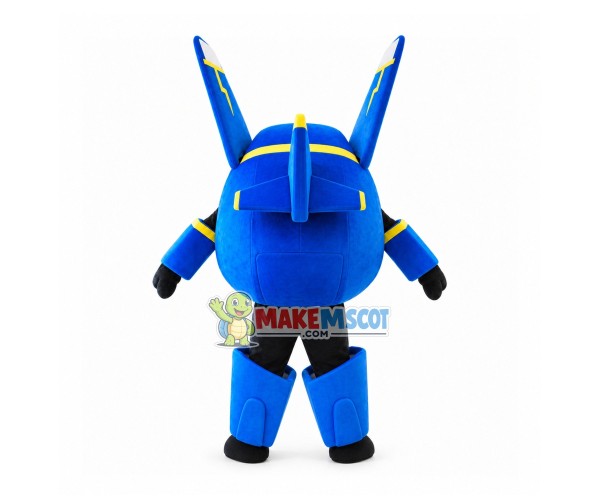 Blue Jerome Mascot Super Wings Costume Blue Jerome Mascot Super Wings Costume