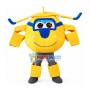 Yellow Donnie Mascot Super Wings Costume