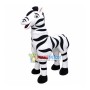 Leisurely Strolling Zebra Mascot Costume