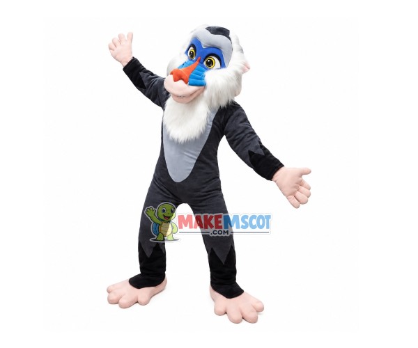 Agile Blue-faced Ape Mascot Costume Agile Blue-faced Ape Mascot Costume
