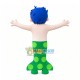 The Blue-haired Mermaid Prince Mascot Costume The Blue-haired Mermaid Prince Mascot Costume
