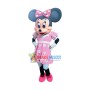 Minnie In Pink Dress Mascot Costume