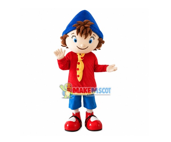 Childlike Noddy Doll Mascot Costume Childlike Noddy Doll Mascot Costume