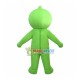Green Tie Doll Mascot Cartoon Costume