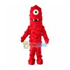 Red Yo Gabba Gabba Muno Mascot Costume