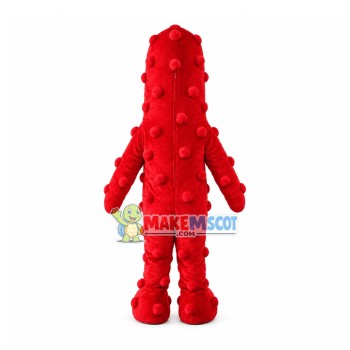 Red Yo Gabba Gabba Muno Mascot Costume Red Yo Gabba Gabba Muno Mascot Costume
