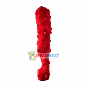 Red Yo Gabba Gabba Muno Mascot Costume Red Yo Gabba Gabba Muno Mascot Costume