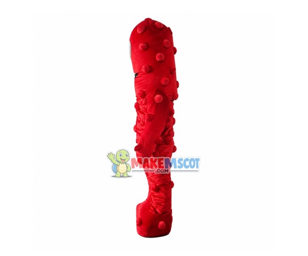 Red Yo Gabba Gabba Muno Mascot Costume Red Yo Gabba Gabba Muno Mascot Costume