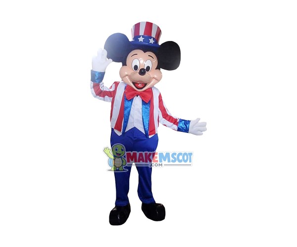 Magician Mickey Mascot Adult Costume Magician Mickey Mascot Adult Costume