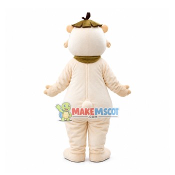 Adorable Lotus Leaf Bear Mascot Costume Adorable Lotus Leaf Bear Mascot Costume