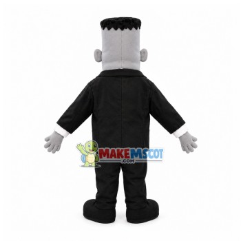 The Boss With Square Face Mascot Costume The Boss With Square Face Mascot Costume