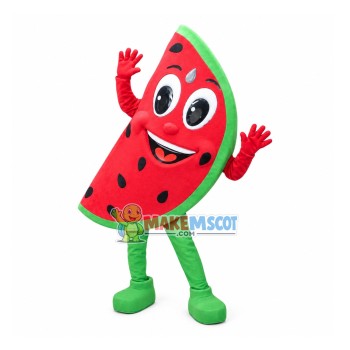 Sweet Piece Of Watermelon Mascot Costume Sweet Piece Of Watermelon Mascot Costume