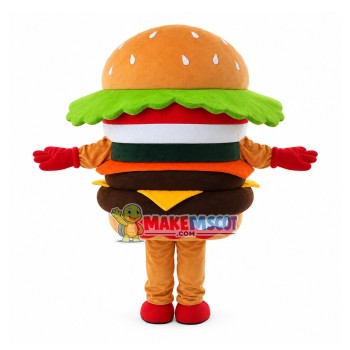 Big Mac Beef Burger Mascot Costume Big Mac Beef Burger Mascot Costume