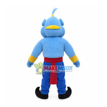 Magic Aladdin Djinn Mascot Costume Magic Aladdin Djinn Mascot Costume