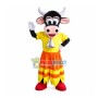 Dancing Cow With Big Bell Mascot Costume