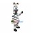 Hoarse Zebra Mascot Lightweight Costume