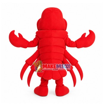 Big Crab Brandishing Tongs Mascot Costume Big Crab Brandishing Tongs Mascot Costume