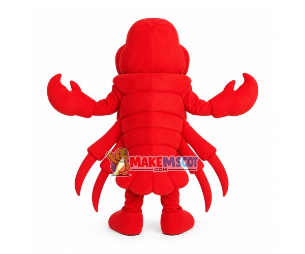 Big Crab Brandishing Tongs Mascot Costume Big Crab Brandishing Tongs Mascot Costume