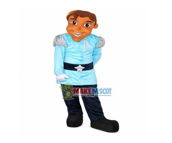 Gracious Black Prince Mascot Costume