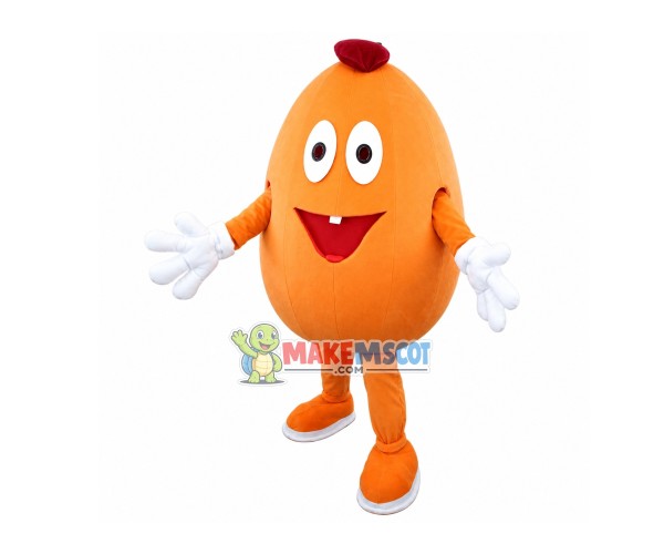 Knotted Orange Melon Mascot Costume