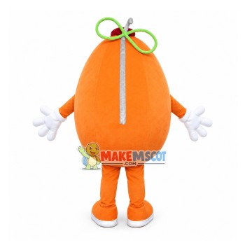 Knotted Orange Melon Mascot Costume Knotted Orange Melon Mascot Costume