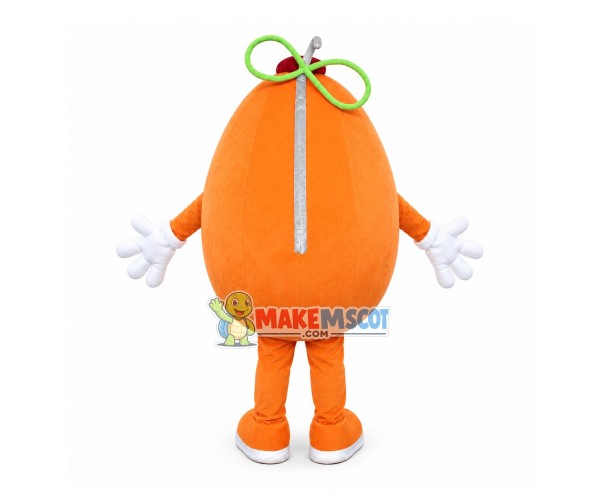 Knotted Orange Melon Mascot Costume
