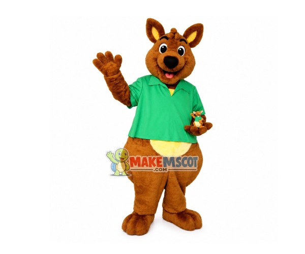 Plush Kirby Kangaroo Mascot Costume Plush Kirby Kangaroo Mascot Costume