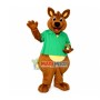 Plush Kirby Kangaroo Mascot Costume