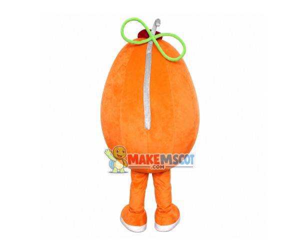 Knotted Orange Melon Mascot Costume