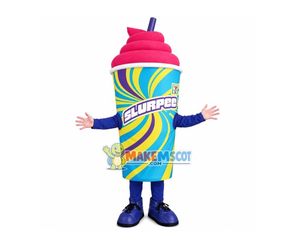 Strawberry Flavor Slurpee Mascot Costume