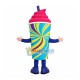Strawberry Flavor Slurpee Mascot Costume Strawberry Flavor Slurpee Mascot Costume