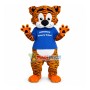 Lively Tiger Mascot Costume For Primary School
