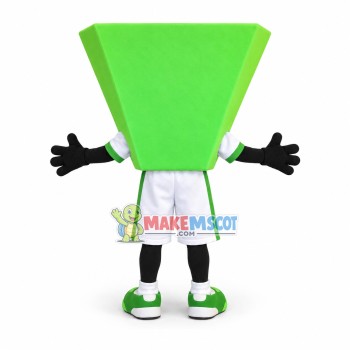 TD Green Cheer Card Mascot Costume TD Green Cheer Card Mascot Costume