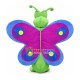 Bright Purple Wings Butterfly Mascot Costume Bright Purple Wings Butterfly Mascot Costume