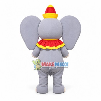 Baby Elephant Wearing Pagoda Hat Mascot Costume Baby Elephant Wearing Pagoda Hat Mascot Costume