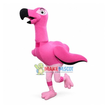 Running Wild Pink Ostrich Mascot Costume