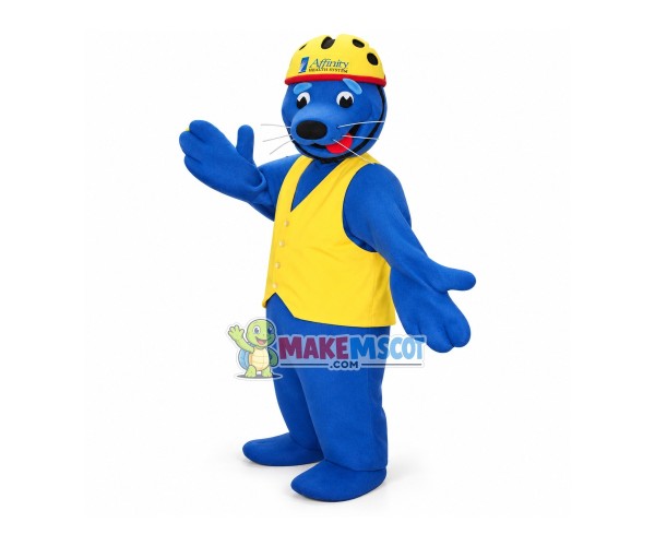 Professional Sea Lion Technician Mascot Costume Professional Sea Lion Technician Mascot Costume