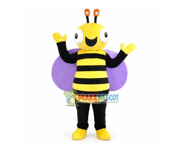 Vivid Big Bee Mascot Costume Vivid Big Bee Mascot Costume