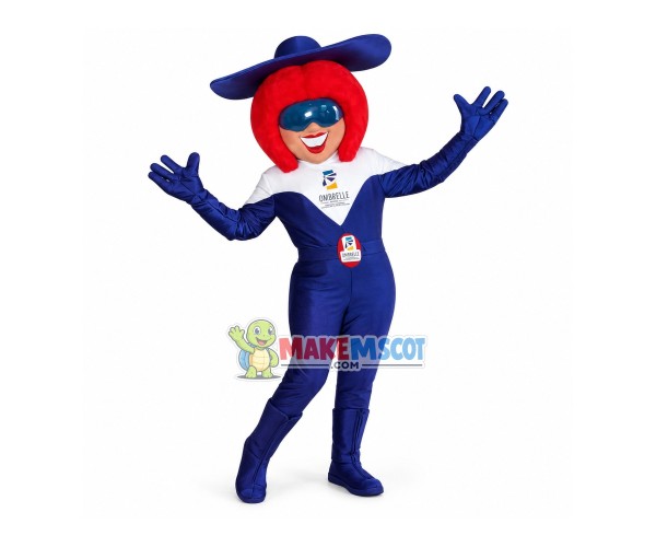 Female Cartoon Doll Of Ombrelle Mascot Costume Female Cartoon Doll Of Ombrelle Mascot Costume